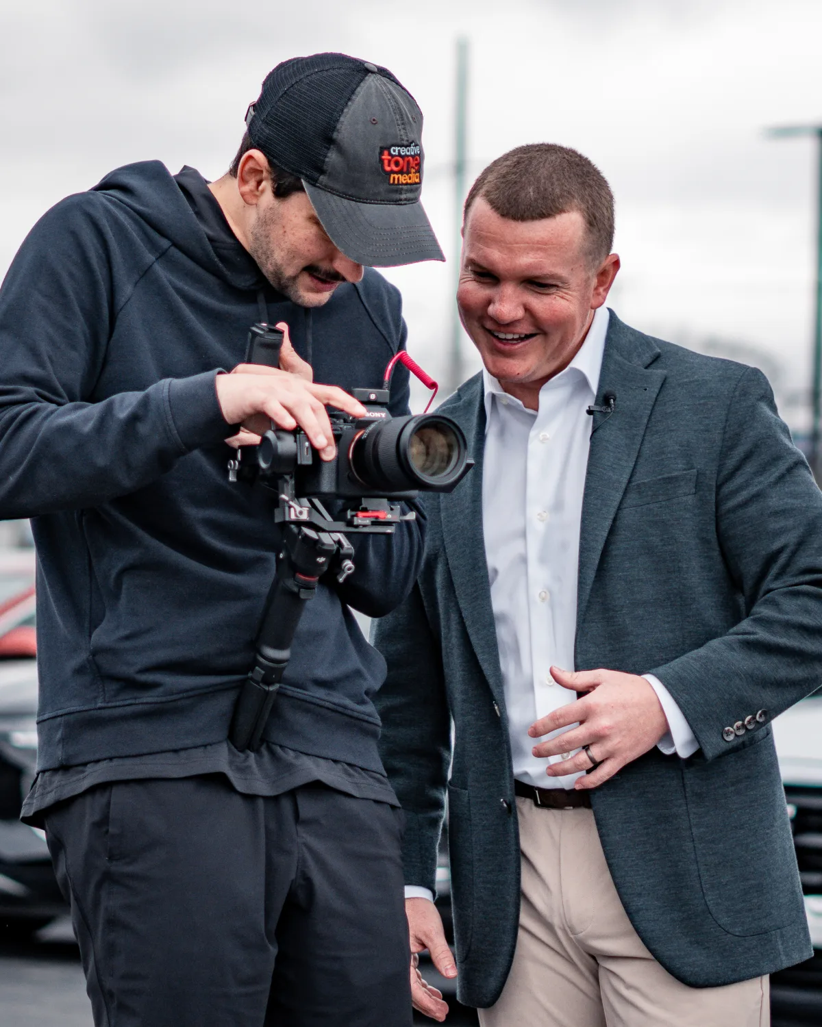 Creative Tone Media filming a client's TV commercial